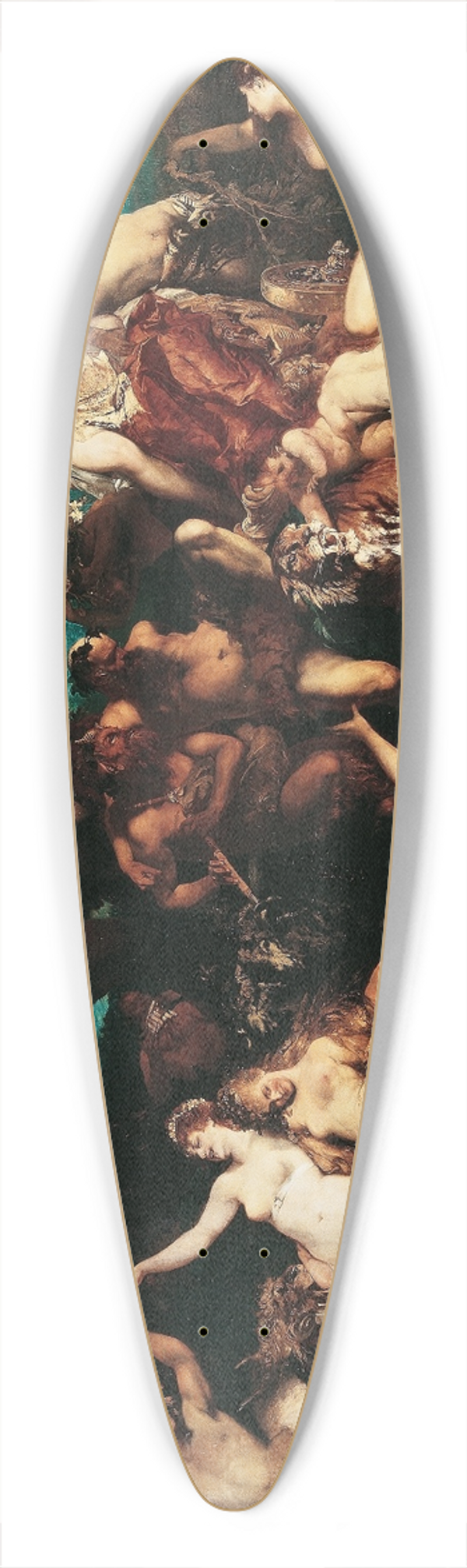 Hans Makart - Bacchus and Ariadne 39.3 inch art pintail longboard deck