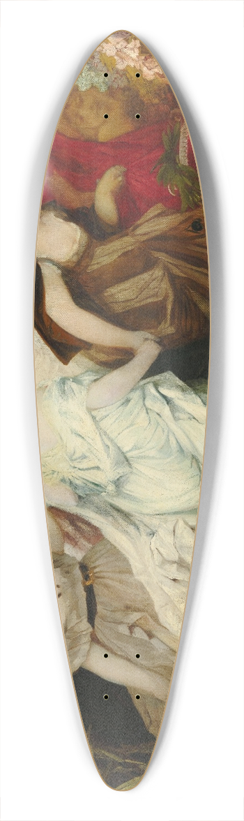 Hans Makart - Modern Amoretti 39.3 inch art pintail longboard deck