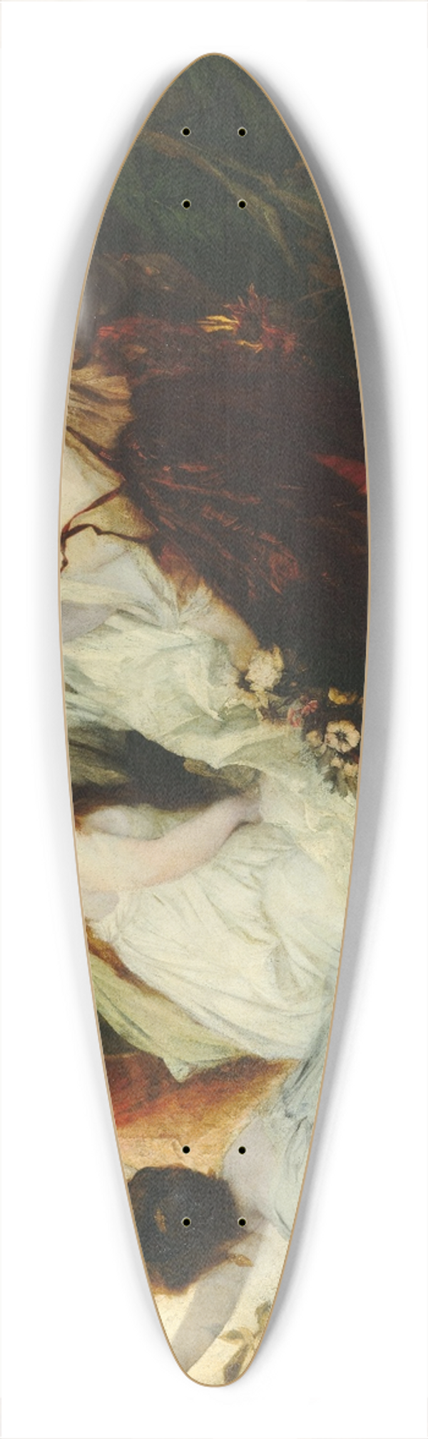 Hans Makart - Modern Amoretti 39.3 inch art pintail longboard deck