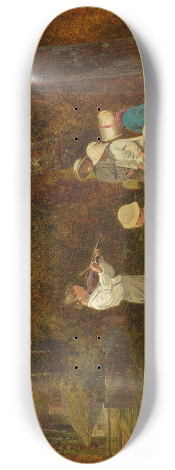 Charles Caleb Ward - His First Appearance in Public 8.25 inch art skate deck