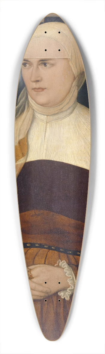 Hans Mielich - Portrait of Anna Hungerl, Wife of the Munich Councillor Joseph Schowinger von Wyl 39.3 inch art pintail longboard deck