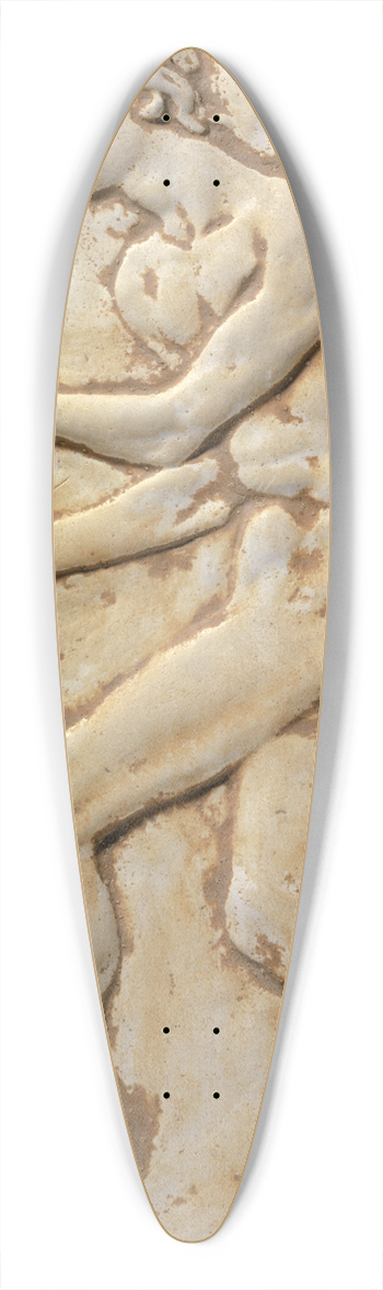 Hans Sandreuter - Young Man with Discus 39.3 inch art pintail longboard deck