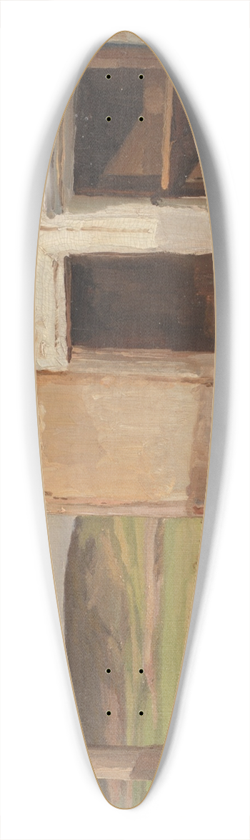 Hans Smidth - Hus med hnsegrd 39.3 inch art pintail longboard deck