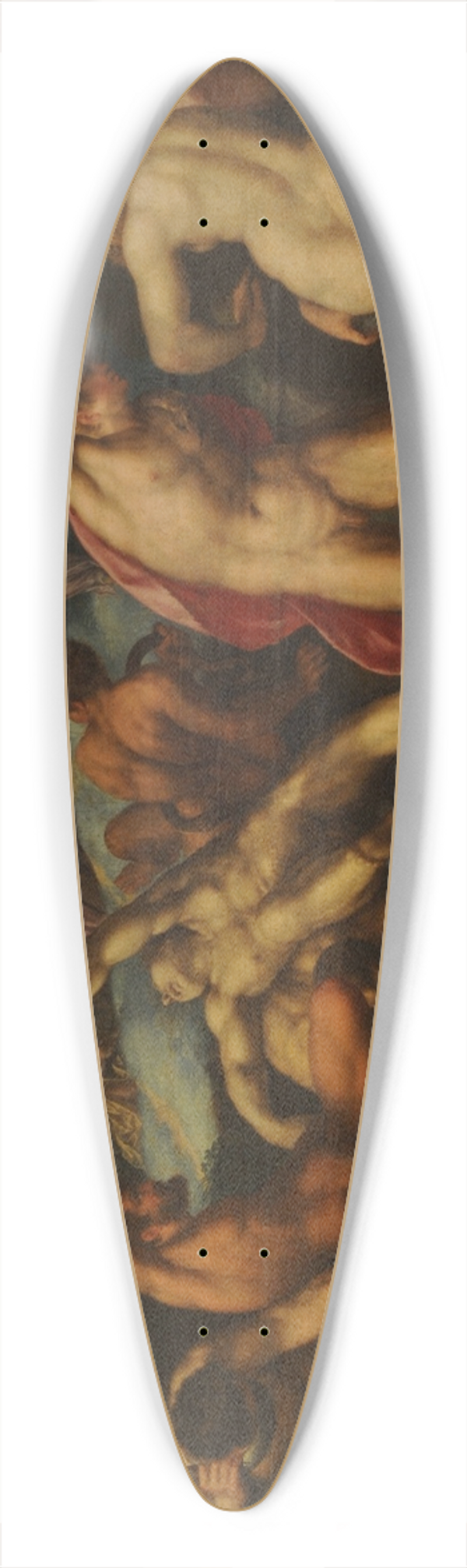 Hans Speckaert - Moses Raising the Brazen Serpent 39.3 inch art pintail longboard deck