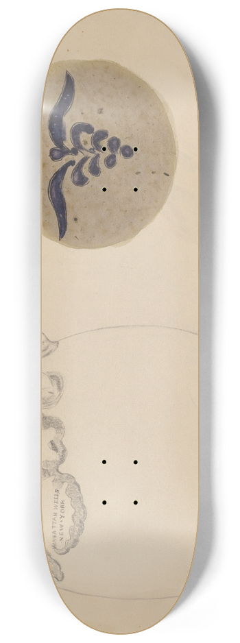 Charles Caseau - Crock 8.25 inch art skate deck