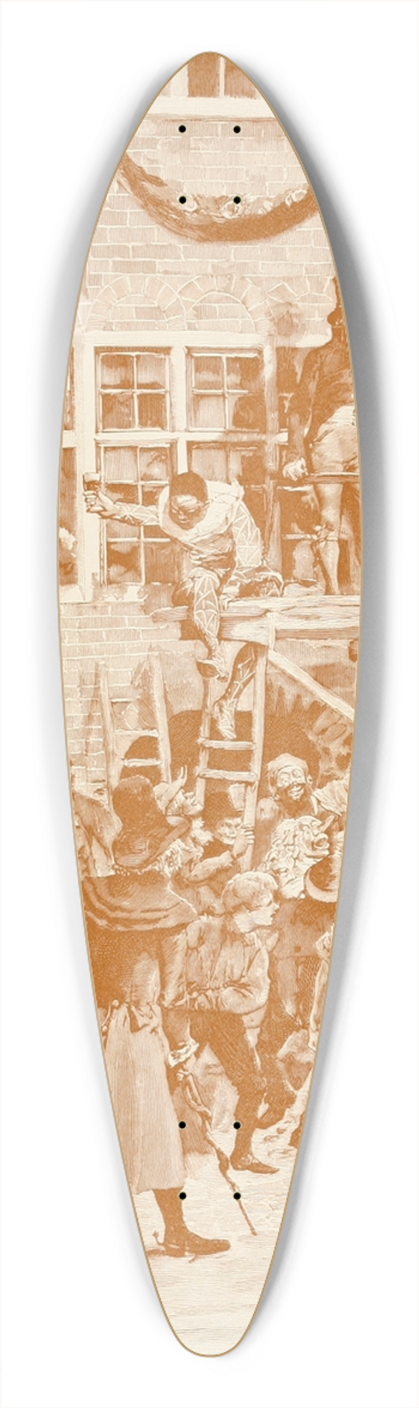 Hans Tegner - Fairy tales and stories pl26 39.3 inch art pintail longboard deck