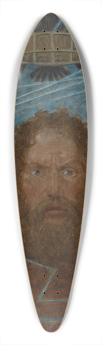 Hans Thoma - Jupiter (Donar) 39.3 inch art pintail longboard deck