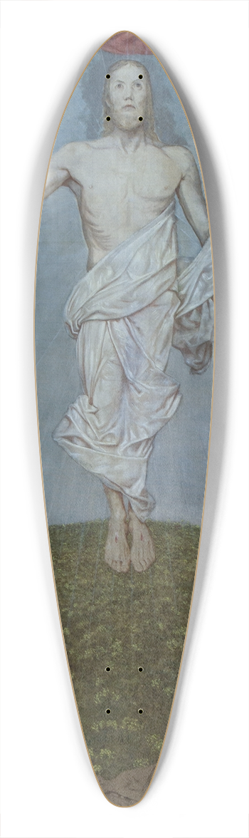 Hans Thoma - Ostertriptychon; Auferstehung Christi 39.3 inch art pintail longboard deck