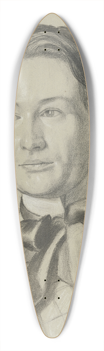 Hans Thoma - Portrait of Sofie Kchler 39.3 inch art pintail longboard deck