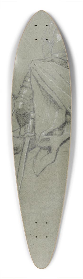 Hans Thoma - Ritter zu Pferd (Einsamer Ritt) 39.3 inch art pintail longboard deck