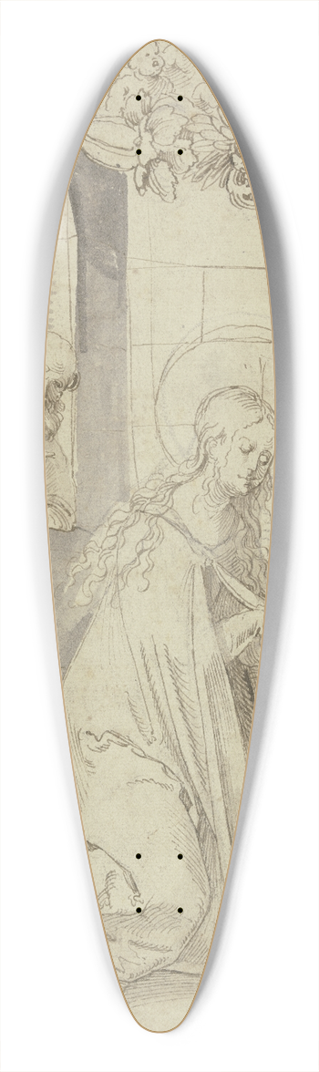 Hans von Kulmbach - The Nativity 39.3 inch art pintail longboard deck