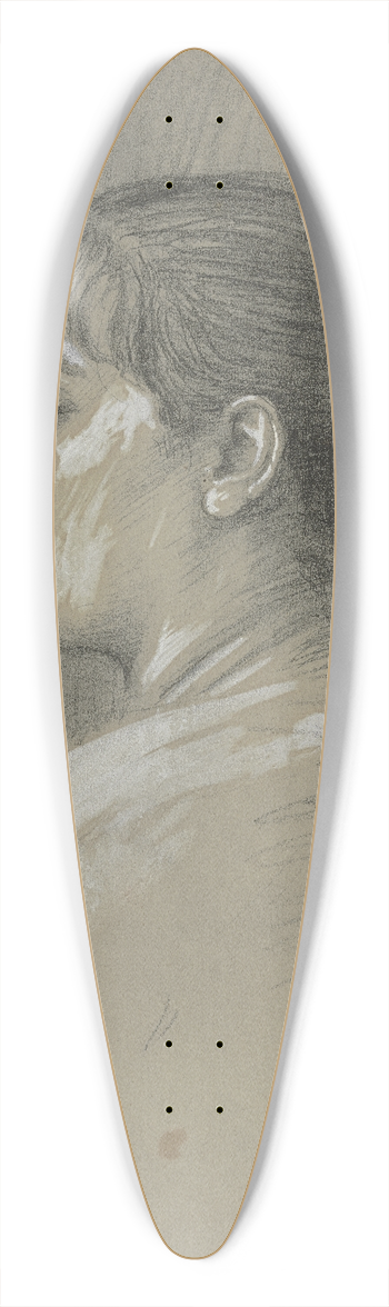 Hans Von Mares - Portrait of Klara Bruckmann 39.3 inch art pintail longboard deck