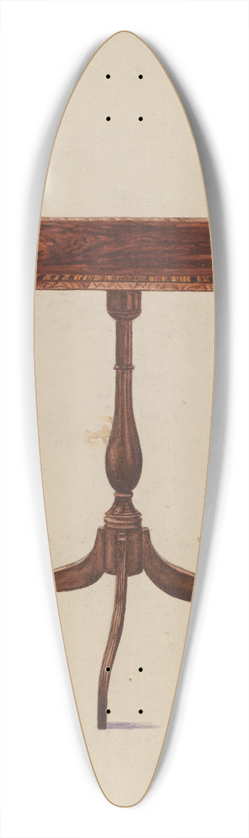 Hans Westendorff - Table 39.3 inch art pintail longboard deck