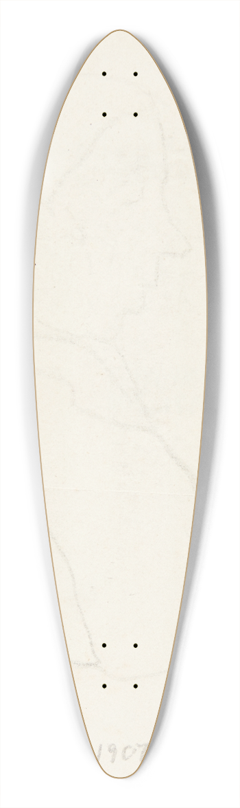 Harald Giersing - Portrt af maleren Sigurd Swane, siddende 39.3 inch art pintail longboard deck
