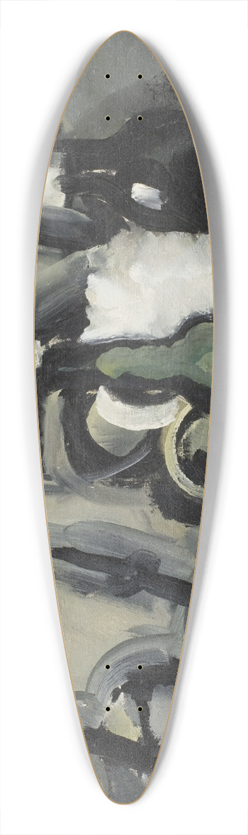 Harald Giersing - Still Life With Bottle 39.3 inch art pintail longboard deck
