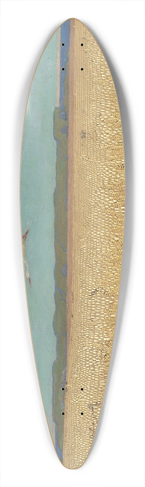 Harald Slott-Mller - Danish Landscape 39.3 inch art pintail longboard deck