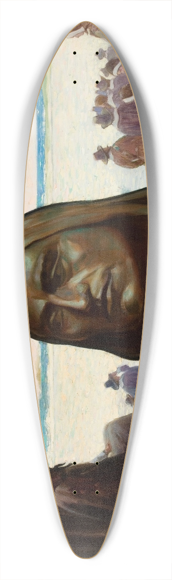 Harold Brett - Forefathers 39.3 inch art pintail longboard deck