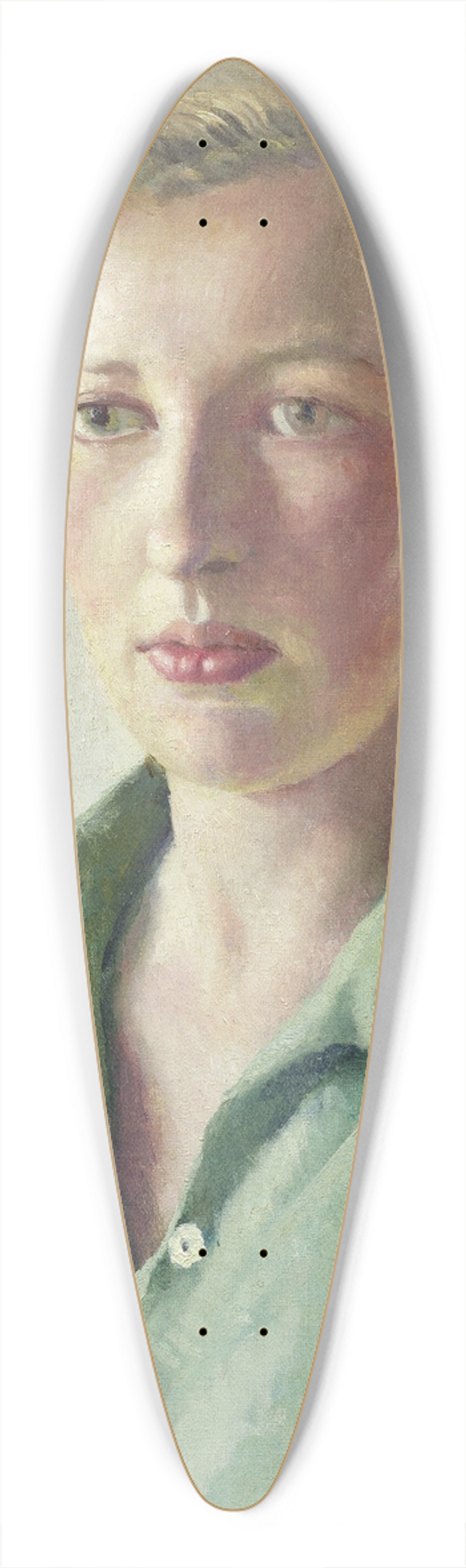 Harold Harvey - Sue Palmer 39.3 inch art pintail longboard deck