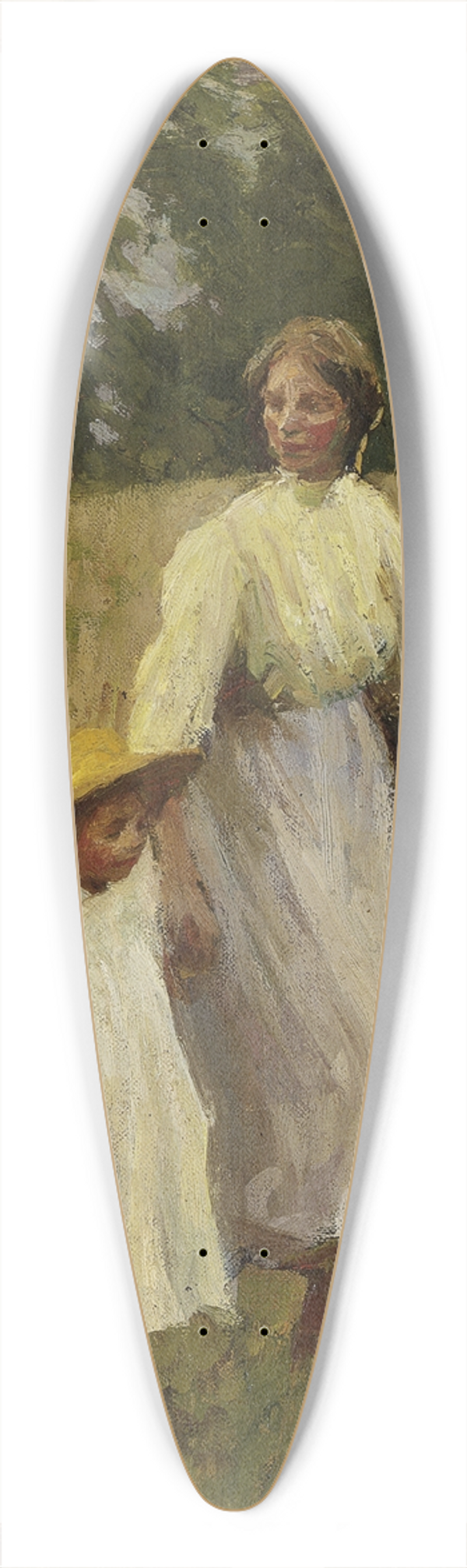 Harold Harvey - The Blackberry Harvest 39.3 inch art pintail longboard deck