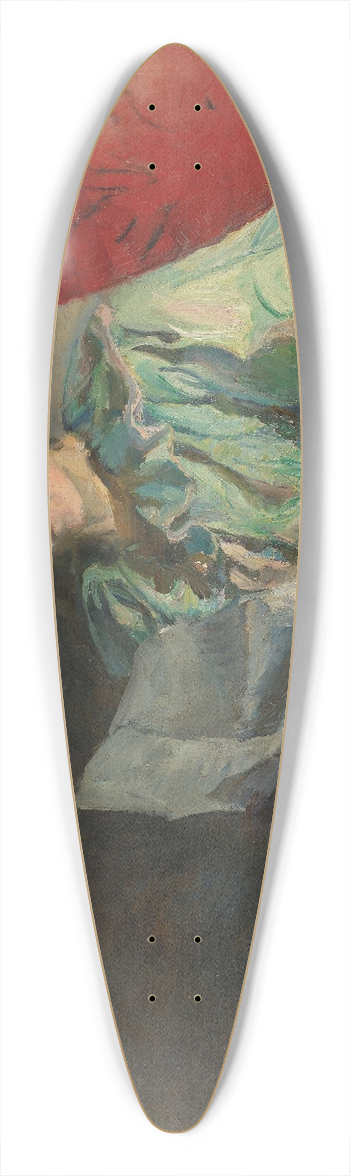 Harriet Backer - Evening, Interior 39.3 inch art pintail longboard deck