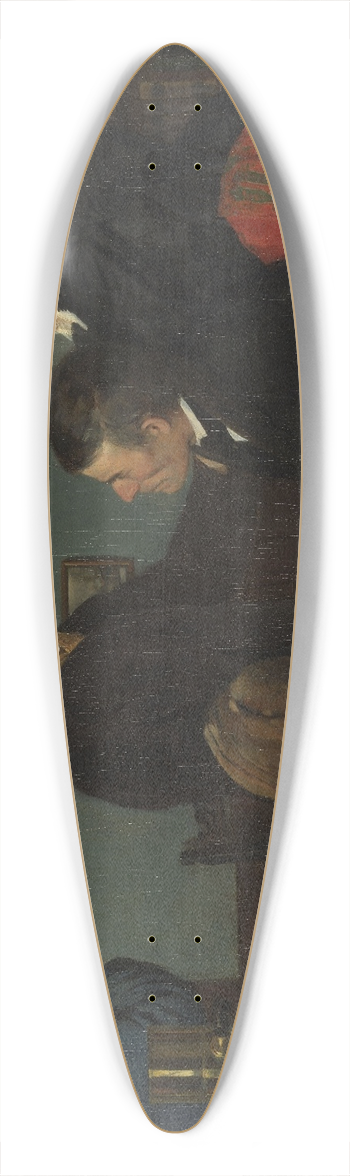 Harriet Backer - The Farewell 39.3 inch art pintail longboard deck