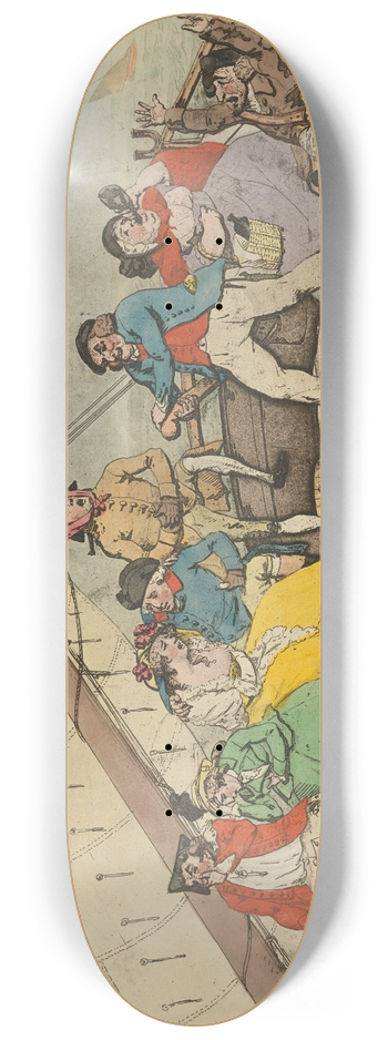 Charles Catton - The Margate Hoy 8.25 inch art skate deck