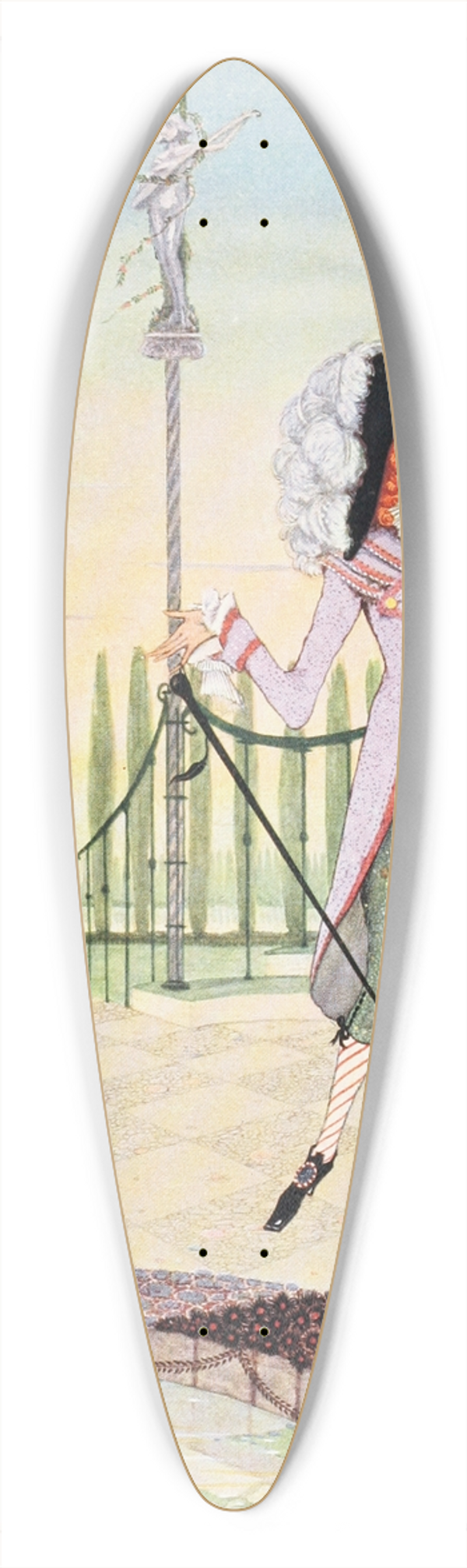 Harry Clarke - This man had the misfortune to have a blue beard 39.3 inch art pintail longboard deck