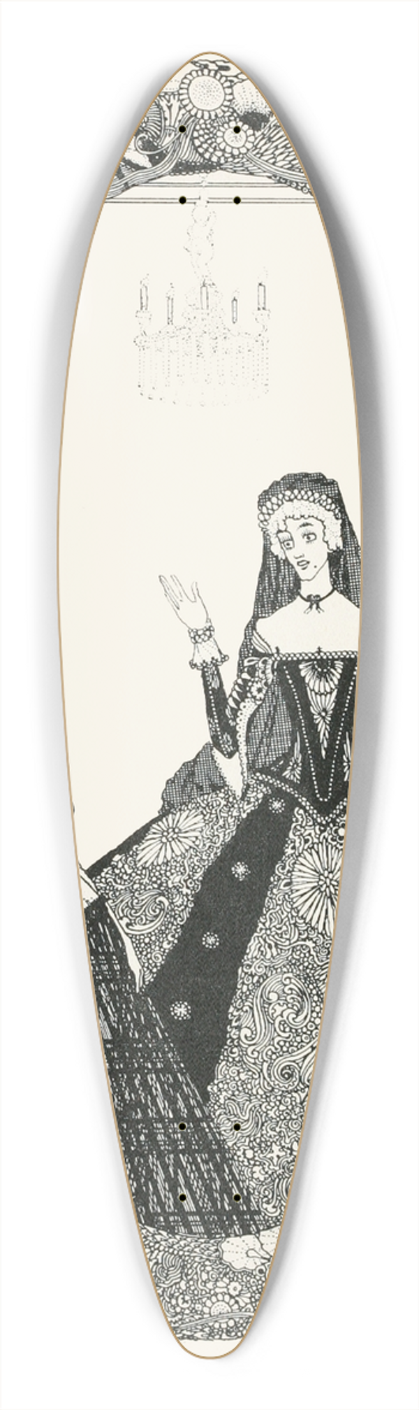 Harry Clarke - What is this i see, Said her mother 39.3 inch art pintail longboard deck