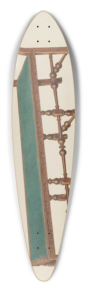 Harry Eisman - Day Bed 39.3 inch art pintail longboard deck