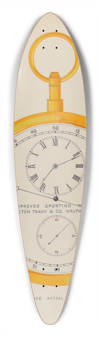 Harry G. Aberdeen - Sporting Watch 39.3 inch art pintail longboard deck