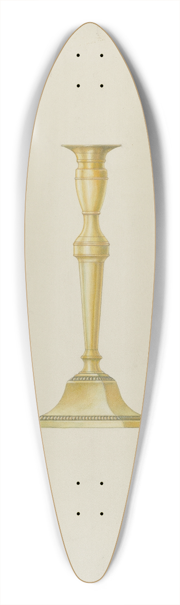 Harry Mann Waddell - Brass Candlestick 39.3 inch art pintail longboard deck