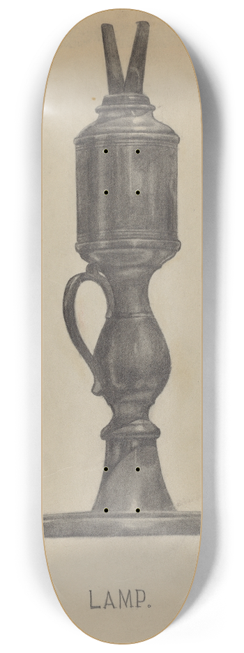 Charles Charm - Lamp 8.25 inch art skate deck