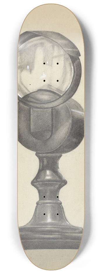 Charles Charon - Bulls Eye Lamp 8.25 inch art skate deck