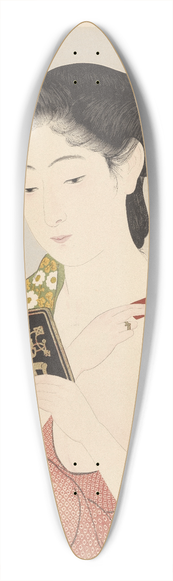 Hashiguchi Goy - Make-up 39.3 inch art pintail longboard deck