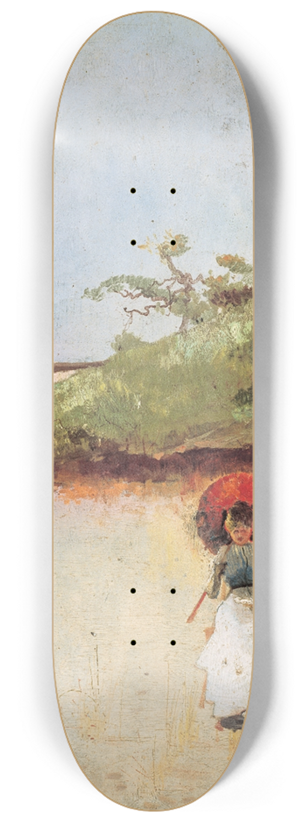 Charles Conder - All on a summers day 8.25 inch art skate deck