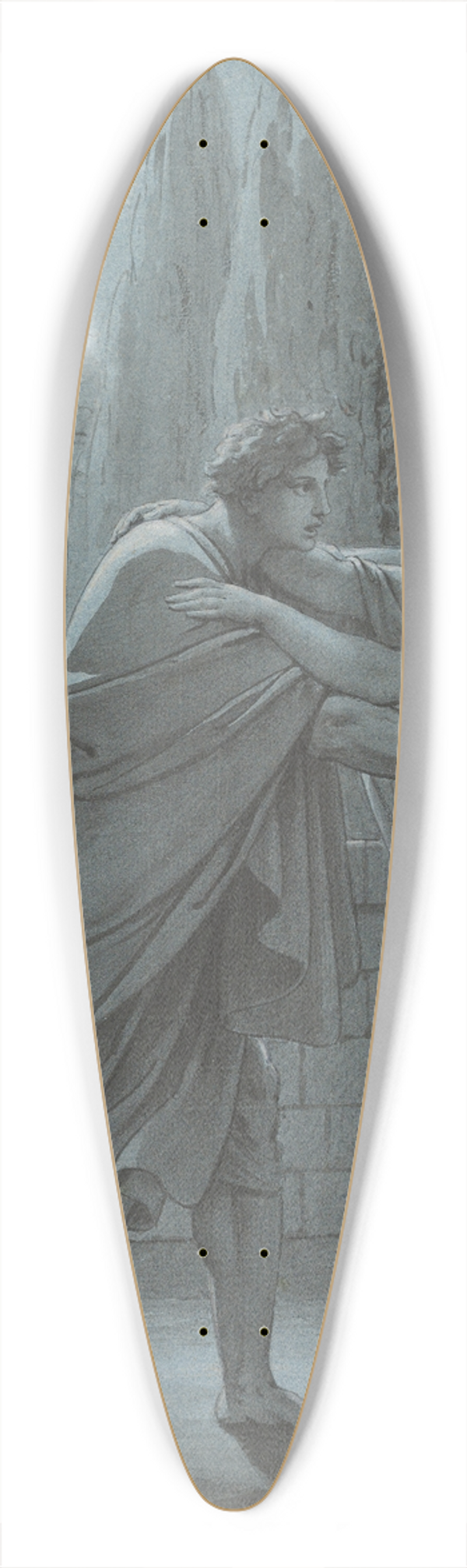 Heinrich Friedrich Fger - Lais Taking Aristipp by Surprise ca. 1801 39.3 inch art pintail longboard deck