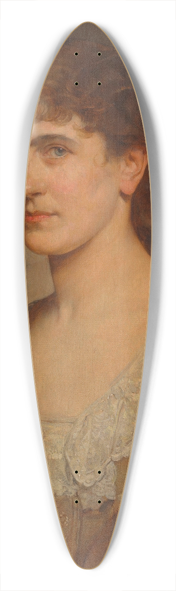 Heinrich von Angeli - Katharina Schratt (actress), Katharina Schratt (Schauspielerin) 39.3 inch art pintail longboard deck