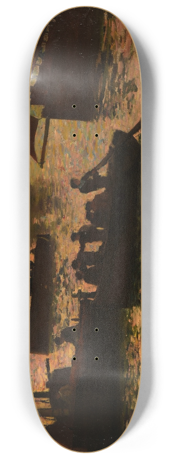 Charles Cottet - Dans le port 8.25 inch art skate deck