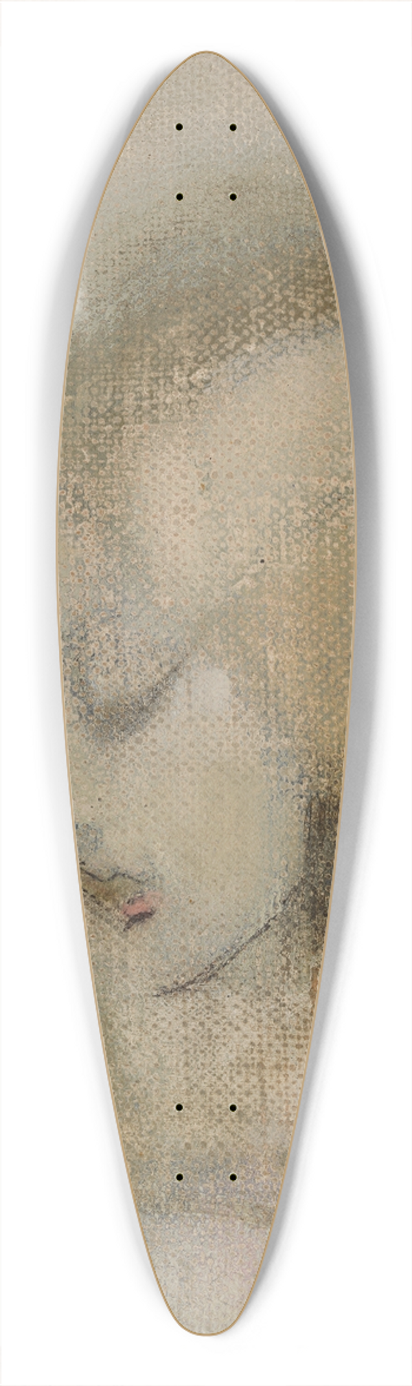 Helene Schjerfbeck - Annuli Reading 39.3 inch art pintail longboard deck