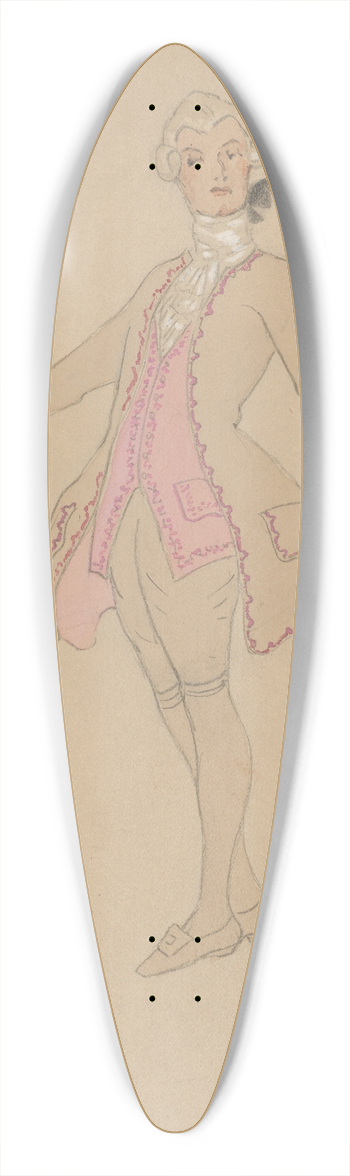 Helen Marguerite O'Kane - Valentine Scene-Mr. Hoyer 39.3 inch art pintail longboard deck