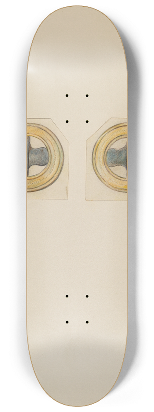 Charles Criswell - Ladys Buckles 8.25 inch art skate deck