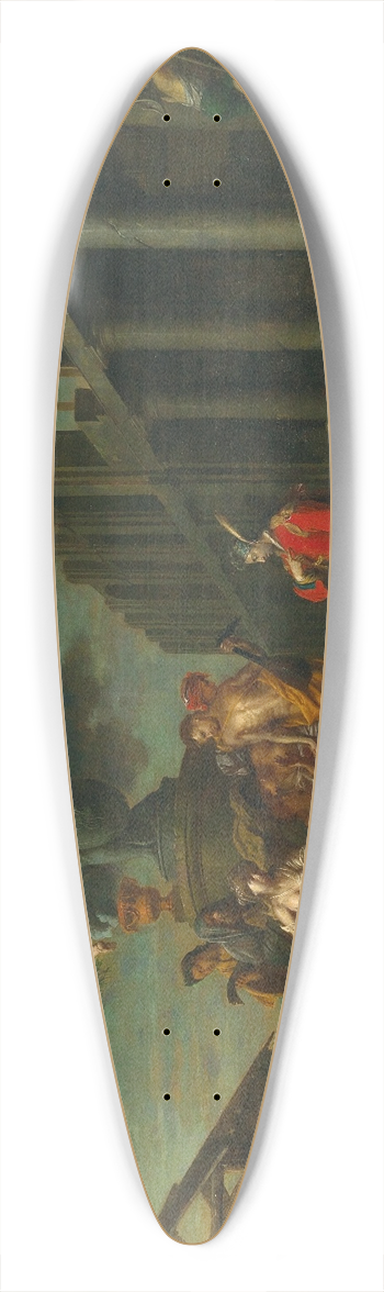 Hendrick Govaerts - Allegory of the Arts 39.3 inch art pintail longboard deck