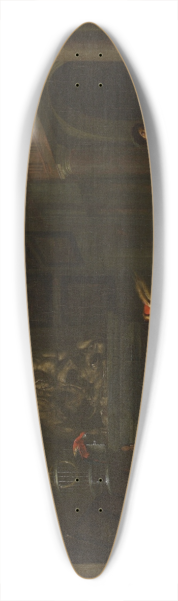 Hendrick Govaerts - Visit to the painters studio 39.3 inch art pintail longboard deck