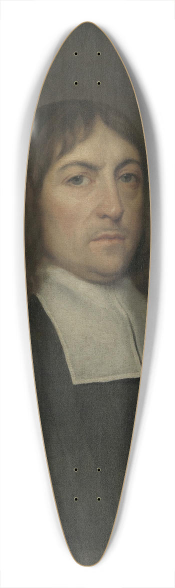 Hendrick Ten Oever - Portrait of Barend Hakvoort (1652-1735) 39.3 inch art pintail longboard deck