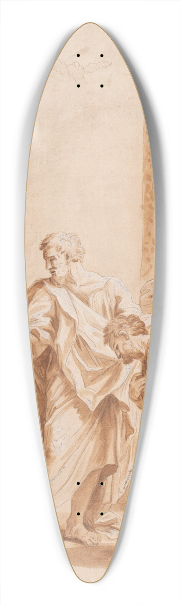Hendrik Krock - S. Peter dber Centurion Cornelius. (Apostelhist. 1047-48) 39.3 inch art pintail longboard deck