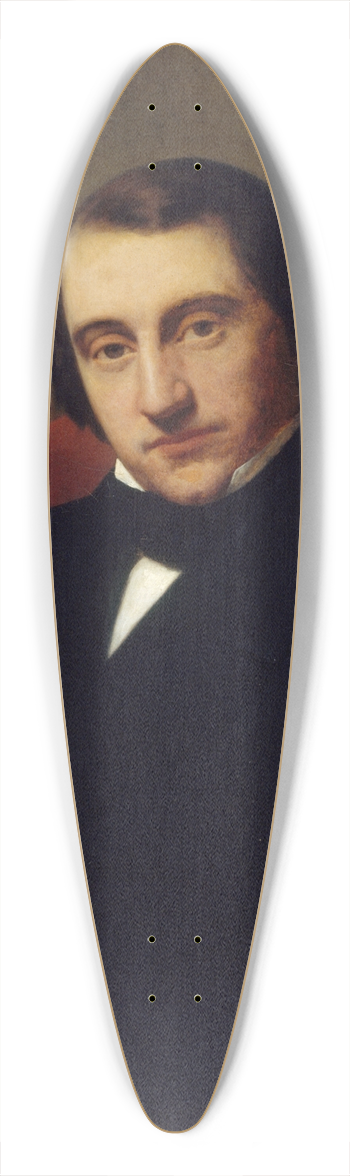Hendrik Scheffer - Portrait dErnest Renan 39.3 inch art pintail longboard deck