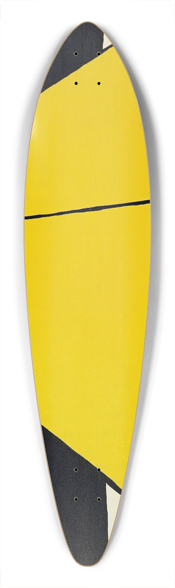 Hendrik Willem Van Loon - Pyramid 39.3 inch art pintail longboard deck