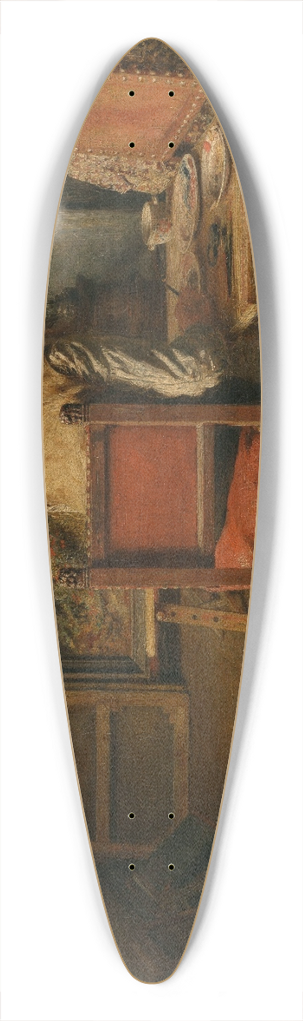 Henri de Braekeleer - The Retoucher 39.3 inch art pintail longboard deck
