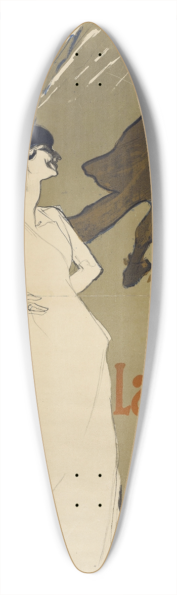 Henri de Toulouse-Lautrec - La Gitane 39.3 inch art pintail longboard deck