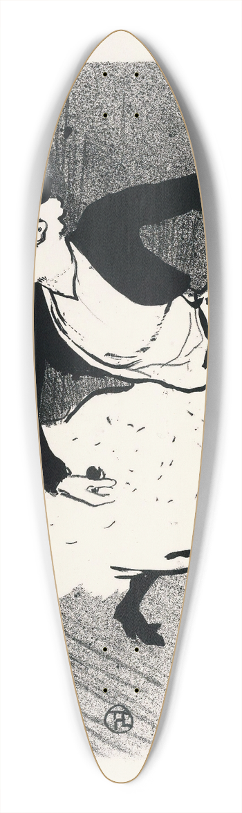 Henri de Toulouse-Lautrec - LE CAFE CONCERT 39.3 inch art pintail longboard deck